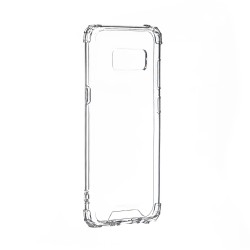 Capa de Silicone com Cantos Duras para Samsung Galaxy S8 Transparente